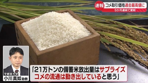 【コメ高騰】高すぎて「コメ離れ」懸念で葛藤も　備蓄米放出→「5kg3000円が理想」の声　値下がり実感いつ？